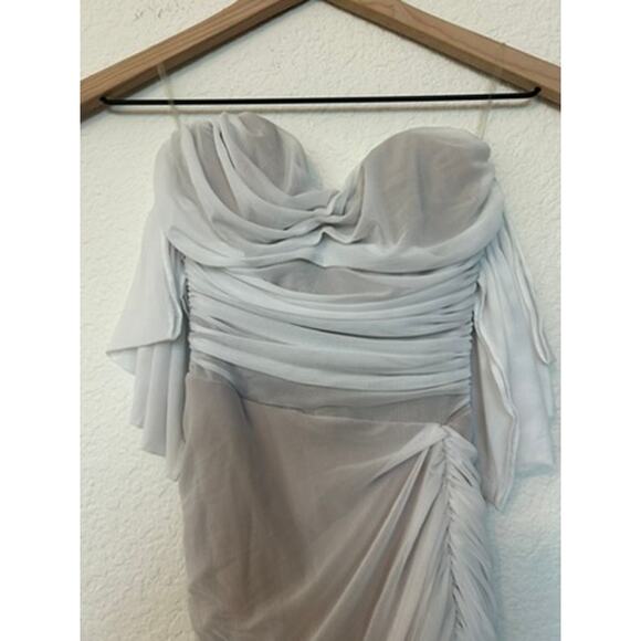 Nookie x REVOLVE Dita Mesh Gown in White XS - Picture 5 of 9